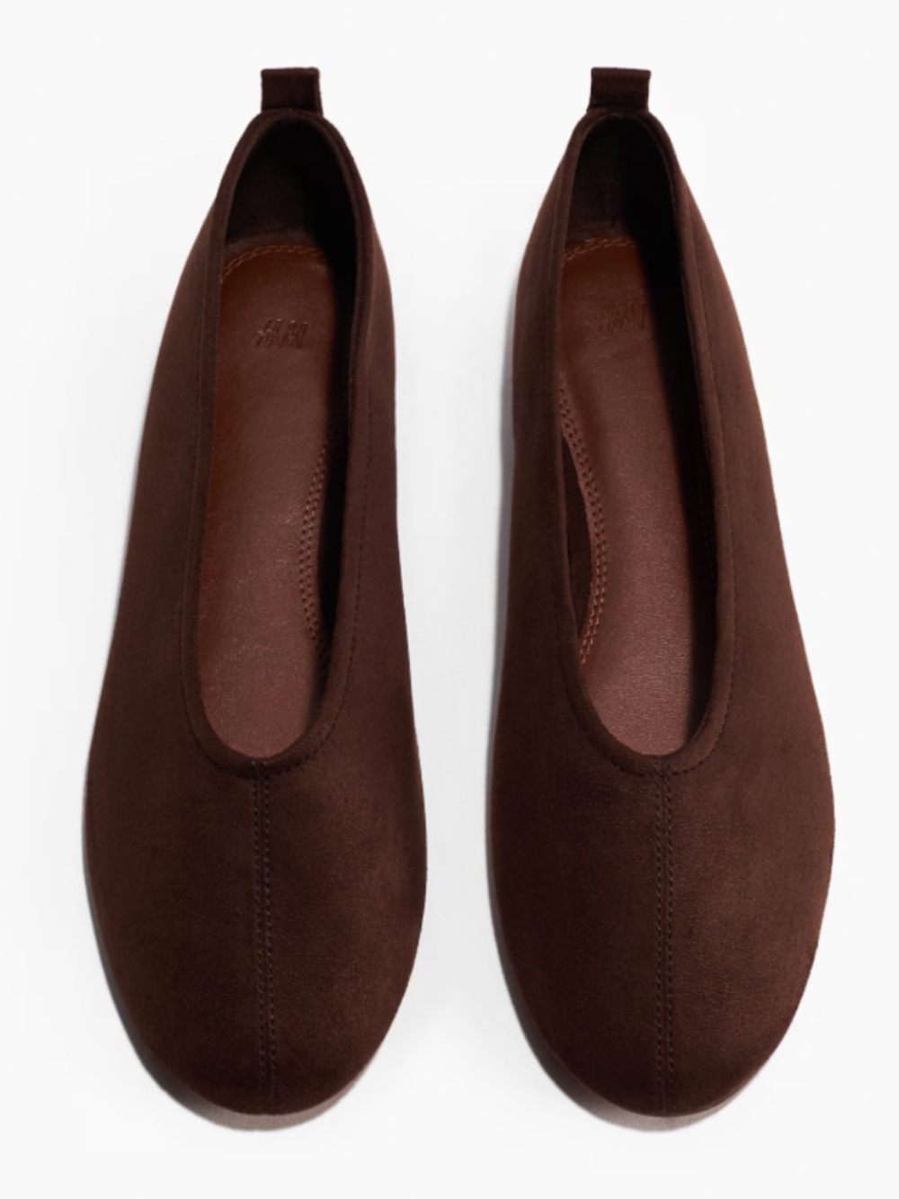 H&M Brown ballet flats. Size 36/US 6. New with tag
